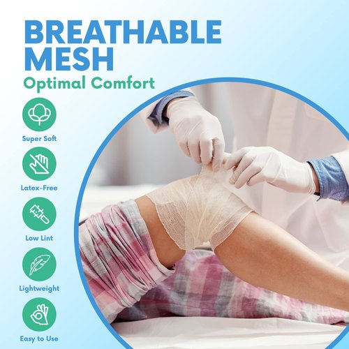 HEALQU Premium Gauze Rolls - 4” x 4.1 Yards - 24 Rolls, Individually Wrapped Conforming Stretch Gauze Bandage - Super Soft Woven Stretch Gauze Bandages for Primary Wound Dressing Support