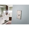 Franklin Brass Classic Lace (1-Pack) Decorative Light Switch Cover Brushed Nickel 3-Gang Decorator/Rocker Wall Plate Triple Switch Plate Cover Electrical Outlet Covers W35079-SN-C