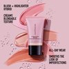 bareMinerals Complexion Rescue Highlighting Liquid Blush, Liquid Highlighter + Blush Hybrid, Buildable, Gel-Cream, Liquid Blush for Cheeks, All Day Wear, Vegan