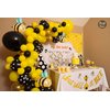 ALL-IN-1 Bee Balloons Arch & Garland Kit – Yellow and Black Balloons for Bumble Bee Party – What Will It Bee Gender Reveal, Honey Bee Baby Shower, Bee Birthday Party Decorations & Supplies
