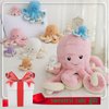 DENTRUN Octopus Stuffed Animals, Octopus Plush Doll Play Toys for Kids Girls Boys Adults Birthday Xmas Gift Present 7/16/24/32 Inches, 5 Colors