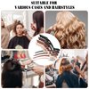 Havawish 12 Pcs Alligator Clips for Hair Styling Matte Alligator Hair Clips Crocodile Clips Hair Sectioning Clips for Women Hair Styling(Brown)
