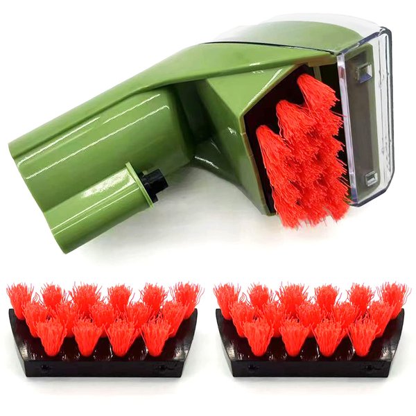 1400B Little Green 3" Tough Stain Brush Tool Replacement for Bissell Little-Green Upright & Portable Carpet Cleaners for 1400B 1425 1400W 1400 1844 2290A Series, Green,1 Brush,2 Replacement brushes