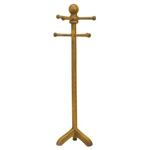 LOGOFUN Dollhouse Black Hat and Coat Rack Stand Mini Clothes Rack 1:12 Scale Vintage Hat Stand Miniature Clothes Hanger for Dollhouse Accessories