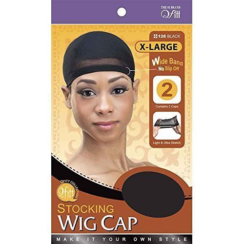 (6 Pack) Qfitt – Stocking Wig Cap XL #126