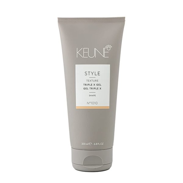 Keune Style Triple X Gel, Ultimate Hold & Wet Look Styling Gel, 6.8 Fl Oz