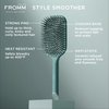 Fromm Professional Curl Studio Style Smoother Paddle Hair Brush for Smoothing Frizz & Flyaways, Detangling Wet and Dry Thick, Wavy, Curly or Coily Textured Hair, Reduces Tugging