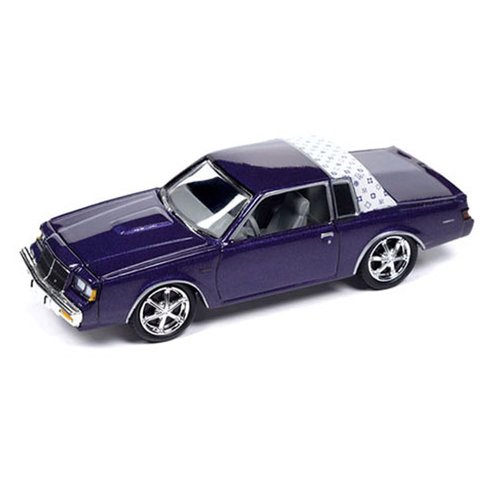 1987 Regal T-Type Purple Metallic Limited Edition to 3600 Pieces Worldwide 1/64 Diecast Model Car by Johnny Lightning JLCP7475