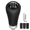 QIANG KUN Universal Shift Knob 5 Speed Manual Gearbox Shift Knobs Fit for Most Car Transport Vehicles（Black Line）