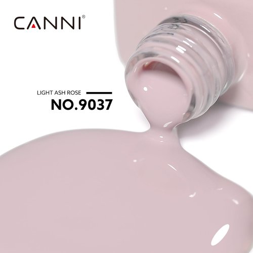 CANNI Nude Gel Nail Polish, 1Pcs Nude Pink Gel Polish Light Purple Color Nail Polish Gel High Gloss Soak Off U V Gel Nail French Nail Manicure Salon DIY