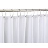 Silver Shower Curtain Rings, Rustproof Shower Curtain Hooks for Bathroom, ZESLMG Chrome Decorative Shower Hooks Rings for Shower Curtain Rod Hangers, Set of 12