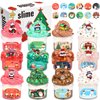 2024 New 12 Pack Mini Christmas Slime Set, Butter Cloud Jelly Crystal Slime, for Teen Girls for Kids, Christmas Toys Kit Xmas Classroom Rewards, Advent Calendar 2024 Kids