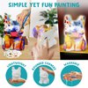 Goodyking Paint Your Own Bull Dog Lamp Kit, DIY Geometric Dog Night Light, Arts & Crafts for Teens, Painting Kit for Kids Age 3+, Room Decorations, Art Supplies Creative Gift for Birthday, Party