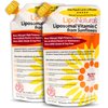 Lipo Naturals Liposomal Vitamin C 1000mg Liquid (2-Pack 60 Doses) - Natural Formula Immunity + Energy Support - Vegan, China-Free (15oz / 443ml ea.)