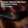 Light Brown Hair Dye Shampoo 3 in 1 for Gray Hair, Long-lasting & Natual Hair Color Shampoo, Instant Hair Dye for Men Women, Effect in Minutes 16.9 Fl Oz(Light Brown)