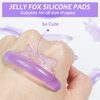 PERMANIA Lash Lift Shield, Super Soft Lash Lift Pads Fox Shape Lash Perm Rod Eyelash Curler Tool Suitable for 7-15mm Eyelashes (Purple)
