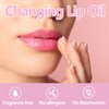 Color Changing Lip Oil - Moisturizing Lip Glow Oil and Color Changing Lip Gloss for All Skin Tones