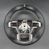 MEWANT Hand Stitch Black Faux Leather Steering Wheel Cover for Ford F-150 F-250 F-350 F-450 F-550 F-600 F-650 F-750