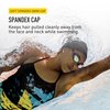 FINIS Spandex Cap - Swimming Cap for Women and Men - Black