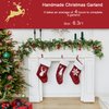 6.3FT Christmas Garland, Anna's Whimsy Seasonal Artificial Pine Cypress Garland Greenery Garland, Christmas Decorations Holiday Indoor Outdoor Christmas Decor Winter Garland