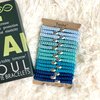 Tanha 15Pcs Hair Tie Bracelet,Hair Ties For Women Men,Ponytail Holders For Thick Hair,Strong Stretchy No Damage No Crease Hair Bands (Blue)