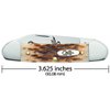 Case WR XX Pocket Knife Amber Jigged Bone Canoe Cv Item #263 - (62131 Cv) - Length Closed: 3 5/8 Inches