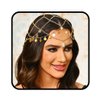 CLOACE Sequin Head Chain Boho Gold Headband Tassel Hair Chain Bridal Headpiece for Women and Girls