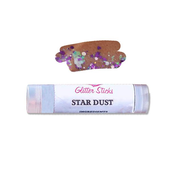 Creative Faces Chunky Glitter Stick - Star Dust, Easy to Apply, Cosmetic Grade Polyester Glitter (3.5 gm/4.5 ml), Great to Sparkle up Your Face, Body, Hair & Face Paint Designs