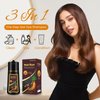 Black Hair Dye Shampoo 3 In 1, Hair Color Treated Shampoo Para Canas, 100% Gray Hair Coverage for Women & Men Parent, Lasts 30 Days, Easy To Use, Christmas Gift, 500ml