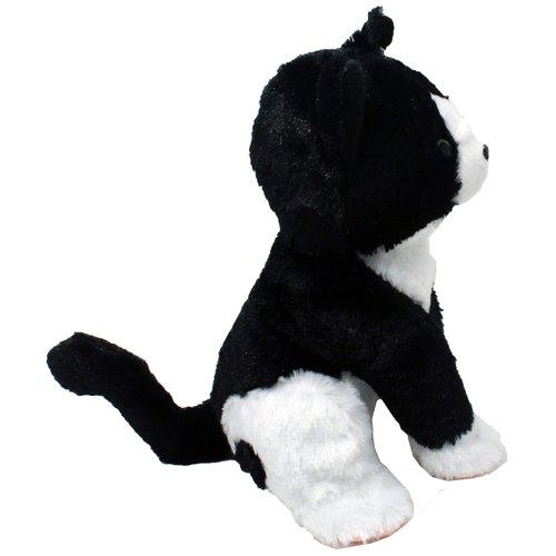 Shelter Pets: Peppa The Tuxedo Cat - 10" Black and White Plush Toy Stuffed Animals - Based on Real-Life Adopted Pets - Benefiting The Kitten and Cats Animal Shelters They were Adopted from