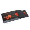 Joyoldelf Waterproof Playing Cards with Unique Pattern & Flower Backing - Cool Black PVC Flexible Classic Magic Poker Tricks Tool