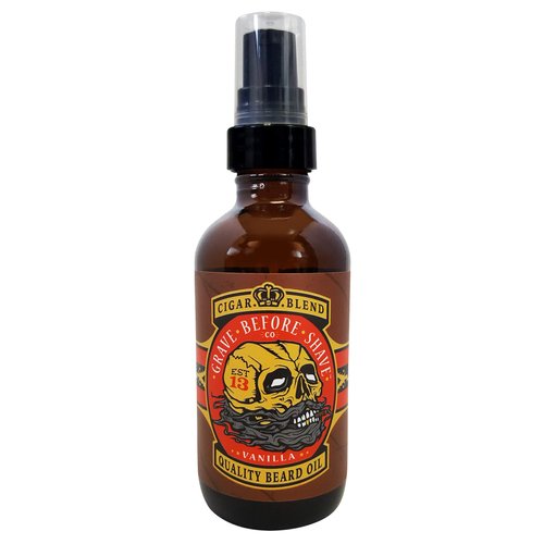 Grave Before Shave Beard Oil (Cigar Blend) 4 oz. Bottle