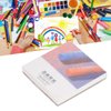 Art Paper, 3.9x3.9in Oil Pastel Paper Pad Easy Coloring Thick Glossy Pure Wood Pulp High Adhesion for Watercolor