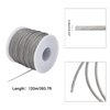 AHANDMAKER 394FT Wire Cable, 1/32" 304 Stainless Steel Cable Wire Rope Strength Cable for Clothes Line Wires Outdoor Yard Craft Trellis Wire(0.8mm)