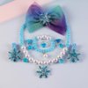 Girls Costume Accessories Princess Elsa Accessories for Girls Elsa Crown Gloves Halloween Christmas Party Favors for Kids