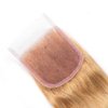 4X4 Honey Blonde Closure Pre Plucked Closure Hd Transparent Lace Free Part Lace Front Closure With Baby Hair Brazilian Virgin Hair Body Wave Lace Closure 14 Inch Next Day Delivery 27# Closure