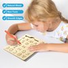 hzsshb Wooden Letters Practicing Board,Reusable Handwriting Alphabet Tracing Board Double-Sided Toddlers and Preschool Gifts Learning Toys Learning to Write ABC for Kids Ages 3-8