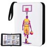 Basketball Card Binder for Basketball Cards 440 Pockets,Waterproof Trading Card Binder 4-Pocket with 55 Removable Sleeves Card Holder Album Compatible with Basketball Trading Cards 2024-2025