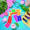 DANNEASY 12 Sheets Fluorescence Color Nail Wraps for Women Self Adhesive Nail Polish Stickers Stick on Nail Polish Strips Gel Fingernail Sticker Nails with Nail File, Cuticle Stick
