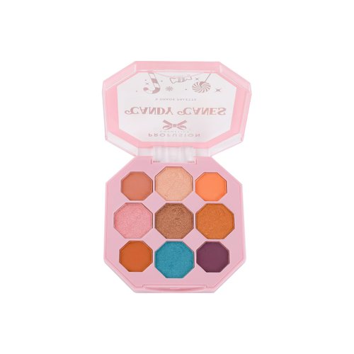 Profusion Cosmetics Sweet Holiday 9-Shade Eyeshadow Palette, Immerse Yourself Into Charming Vibes With Amazing Multi Finish Shadows for Mesmerizing Looks (Candy Canes)
