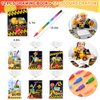 Construction Party Favors With Coloring Book,122Pcs Truck Party Supplies Including Coloring Books,Crayons,Wristband,Stamps,For Party Goodie Bag Fillers School Activity Supplies (Truck)