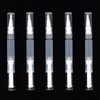 QUANXILXU 5 Pcs 3 ml Transparent Twist Pens,Empty Nail Oil Pen with Brush Tip Cosmetic Lip Gloss Container Applicators,Eyelash Growth Liquid Tube Cosmetic Rotary Twist Pens with Brush Tips