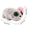 Leong Products Sad Hamster Meme Plush Toy with Pink Bow, Built-in Violin Sound for Soft Cute Sad Hamster (Sad Hamster with Music)