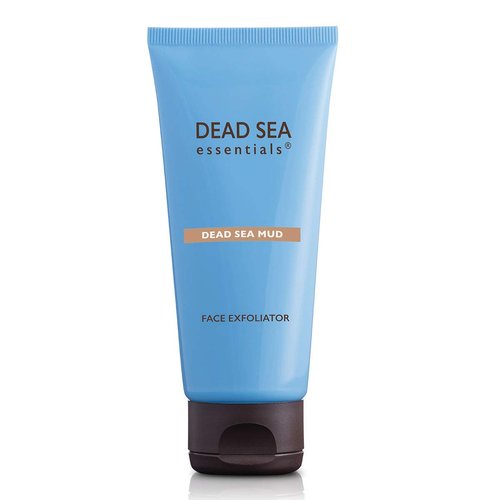 Dead Sea Essentials Mud Face Exfoliator-Dead Sea Minerals & Mud Powered Facial Exfoliator-All Skin Types-Made in Israel-Clean Cruelty Free Skincare-Travel Ready – 3.38 Fl oz-100 ml