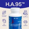 Longevity by Nature H.A.95 Hyaluronic Acid Supplements, Antioxidant, Skin Hydration, Eye, Joint, Natural Rooster Comb, 60 Capsules