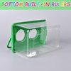 Bug Catcher Kit for Kids,Educational Bugnoculars Bug Viewer Container with Tweezers Built in Double 5X Magnifier and Ruler to Catch & Observe Spider Frog Butterfly Fish Silkworm and Reptile (Green)