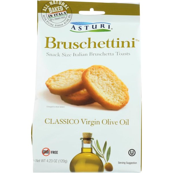 Asturi Classico Bruschettini - Virgin Olive Oil (Case of 3) 4.23oz