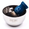 Parker Safety Razor 100% Black Badger Bristle Shaving Brush with Blue Wood Handle - Brush Stand Included