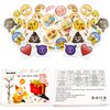Emoticon Temporary Tattoo(160pcs 2inch), Konsait Funny Emoticon Tattoos Body Stickers for Kids Emoticon Party Favors Supplies with Heart Smirk