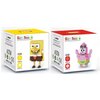 Yummy Baby Products Micro Mini Building Blocks Anime Character Collectable Set, Ages +14, Toys Gifts for Kids and Adults (2 Pack) (Snail/Plankton) (Set 4)